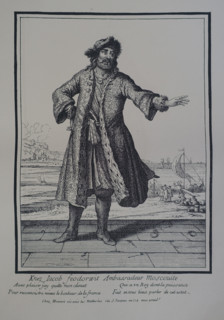 Prince Yakov Fyodorovich Dolgoruky (1639-1720) with a diplomatic mission in Paris in 1688