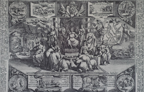 Triumphal painting of the capture of Azov in 1696