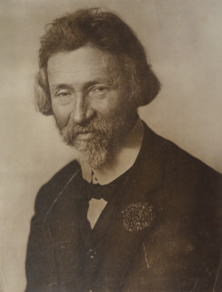Portrait of artist Repin Ilya Efimovich (1844-1930)