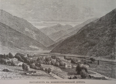 Pasanauri on the Georgian Military Highway