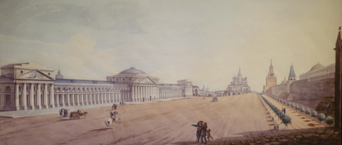 Red Square with the newly designed shopping arcade building