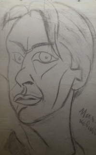 Portrait of Mayakovsky Vladimir Vladimirovich (1893-1930)