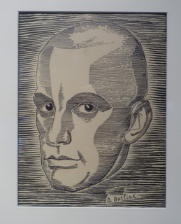Portrait of Mayakovsky Vladimir Vladimirovich (1893-1930)