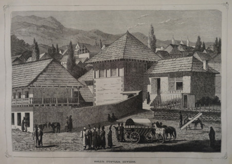 View of the city of Shushi (Azerbaijan)