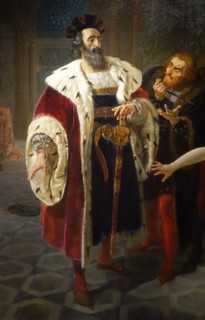 Fragment of the painting Death of Ines de Castro