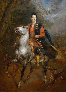 Portrait of Anatoly Demidov on Horseback