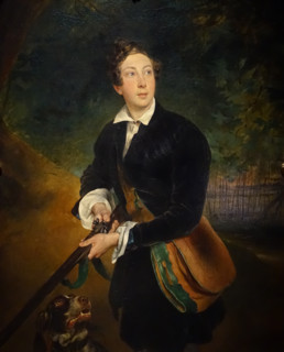 Portrait of Count Aleksey Tolstoy (1817-1875) in His Youth