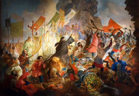 The Siege of Pskov by Stephen Bathory