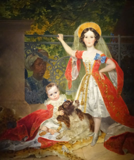 Portrait of the Volkonsky Children with a Blackamoor