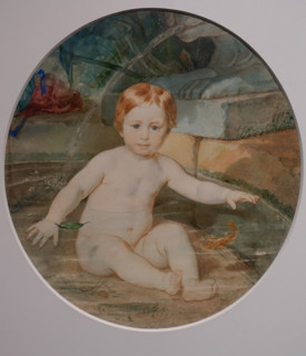 Child in the Pool (Portrait of Prince Aleksandr Gagarin as a Child)
