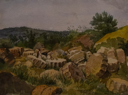 Ruins of the Temple of Jupiter at Olympia