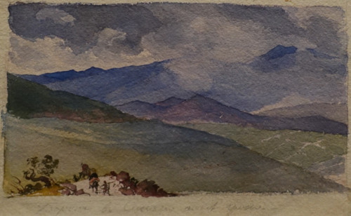 Valley of Itom before the storm