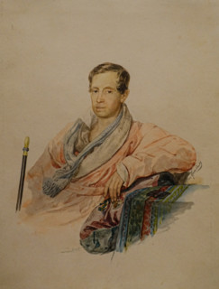 Portrait of diplomat Sergey Turgenev (1790 or 1792 - 1827)