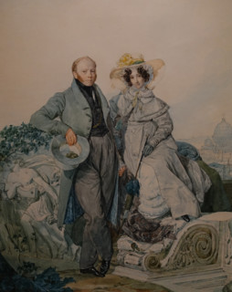 Portrait of Grigory Olenin (1797-1843) and Varvara Olenina (1802-1877)