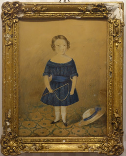 Girl in a Blue Dress