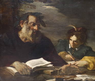 Homer Dictating His Poems