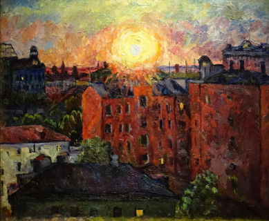 Sun over the rooftops