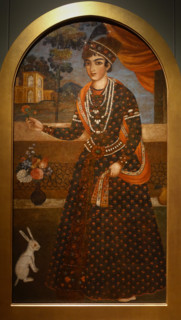 A Young man with a hare