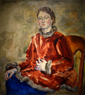 Girl in a Velvet Fur Coat