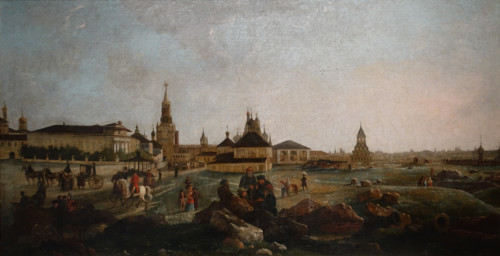 View from Ivanovskaya Square in the Kremlin of the Bishop's House