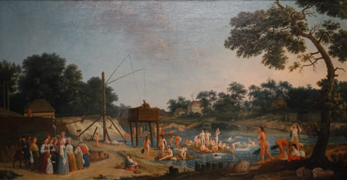 View of the Serebrenichesky Baths in Moscow