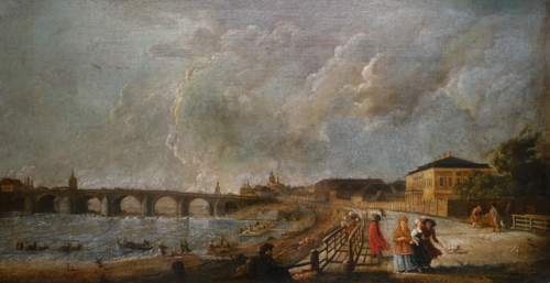 View of the Big Stone Bridge from the Vodovzvodnaya Tower