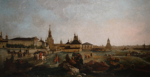 View from Ivanovskaya Square in the Kremlin of the Bishop's House