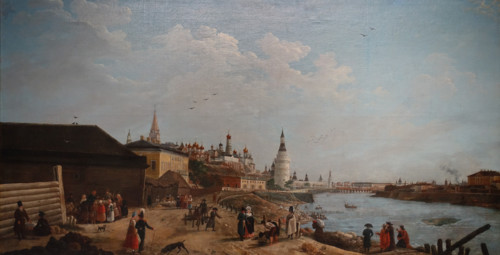 View of the Kremlin from the Stone Bridge in Moscow