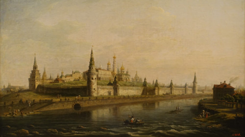 View of the Moscow Kremlin from the Stone Bridge