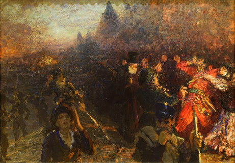 In Besieged Moscow