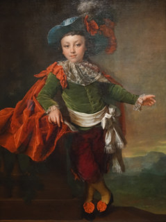 Portrait of young Favst Petrovich Makerovsky in fancy dress (1780-1847)