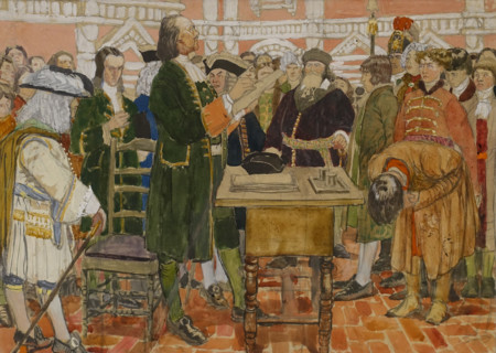 Peter I and newcomers