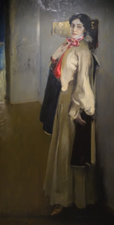Portrait of the artist Nesterov's daughter