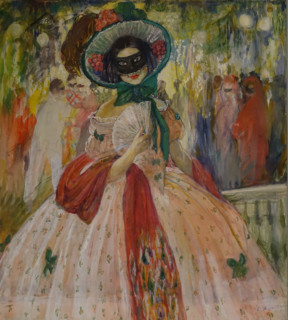 Lady in a Mask