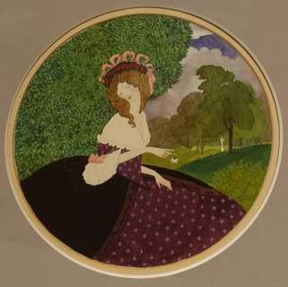Lady with Flowers