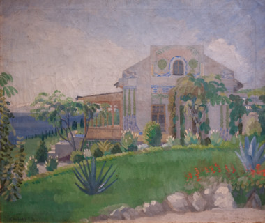 View of the Novy Kuchuk-Koy estate in Crimea