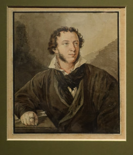 Portrait of the poet Alexander Sergeevich Pushkin (1799-1837)