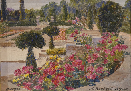 View of the Bourget Park
