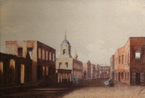 Street in the area of ??the Imperial Orphanage in 1812
