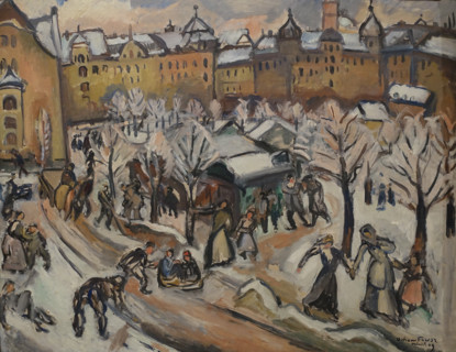 Snow in Munich