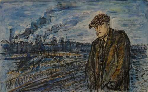 Portrait of Vladimir Mayakovsky (1893-1930 )