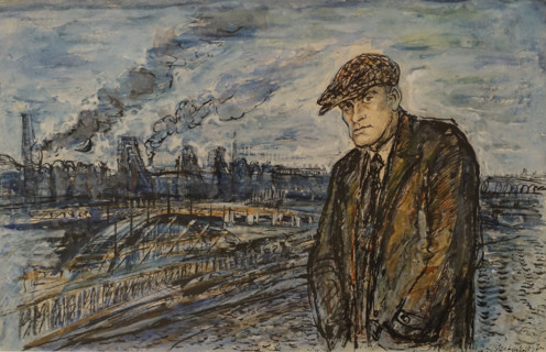 Portrait of Vladimir Mayakovsky (1893-1930 )