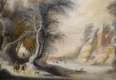 Winter Landscape with Hunters