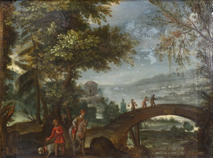 Landscape with Travelers
