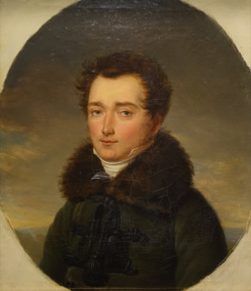Portrait of  Alexander Dmitrievich Olsufyev (1790-1853)  by Riesener Henri Francois (1767-1828)