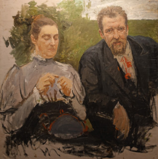 Portrait of Ilya Tyumenev with his wife
