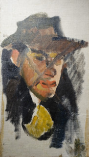 Portrait of  poet Mayakovsky Vladimir Vladimirovich (1893-1930)