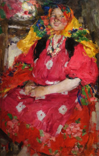 Girl in Crimson