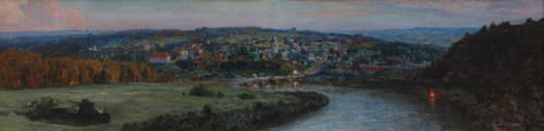 View of Tarusa in the Evening