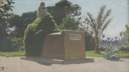 Tomb of Egyptologist Auguste Mariette in the garden of the Boulak Museum